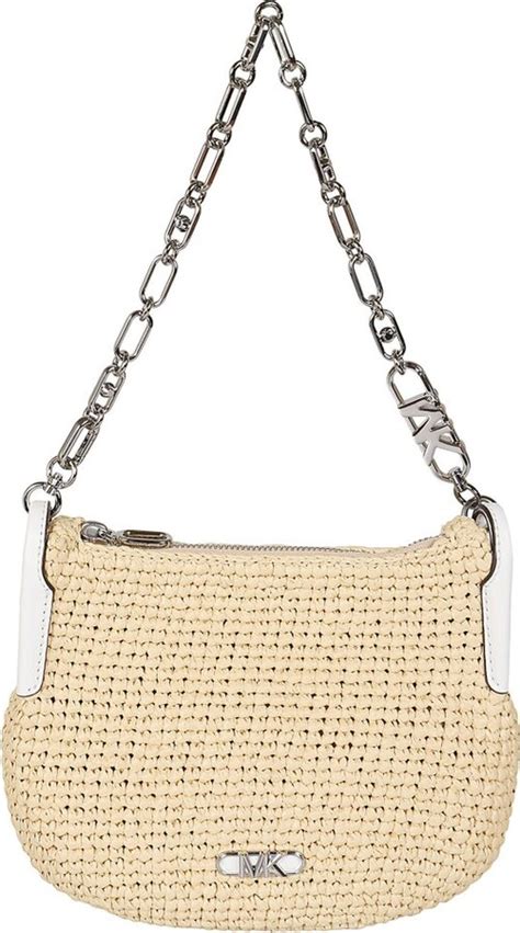 kendall michael kors|Kendall Small Straw Shoulder Bag .